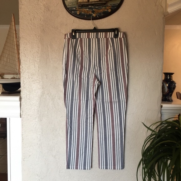 Free People Striped Mod Linen Trouser - Picture 6 of 8